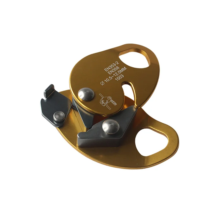 Hot Selling Type  CE Standard Climbing Rope Grab Rock Climbing Rope Grab For Nylon Rope