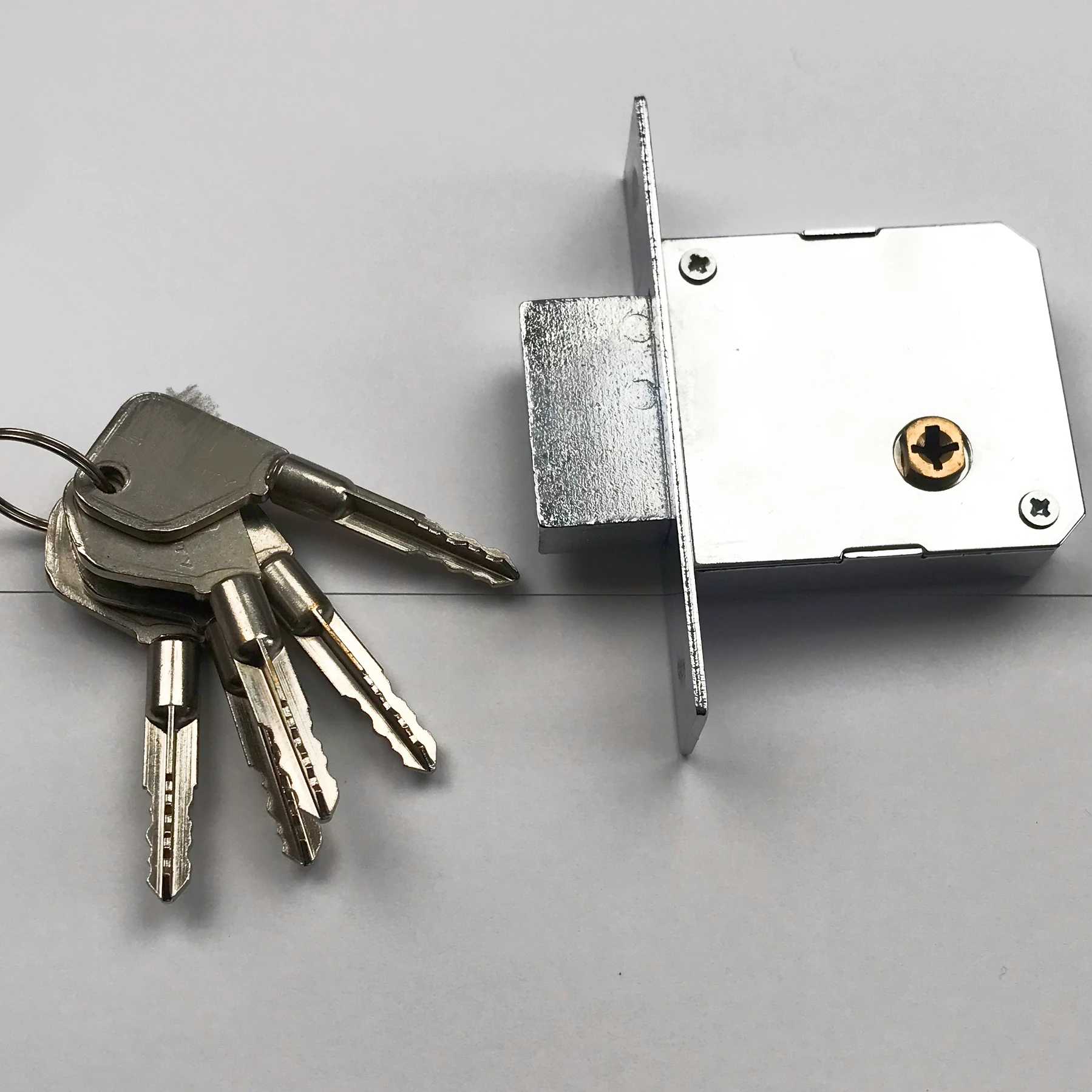 cross key dead bolt  door  lock