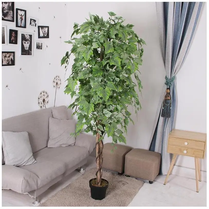 Artificial Flower Tree 2024 Popular Bridesmaids Bouquet Bulk With Vase Oem/Odm Potted Artificial Hanging Plants