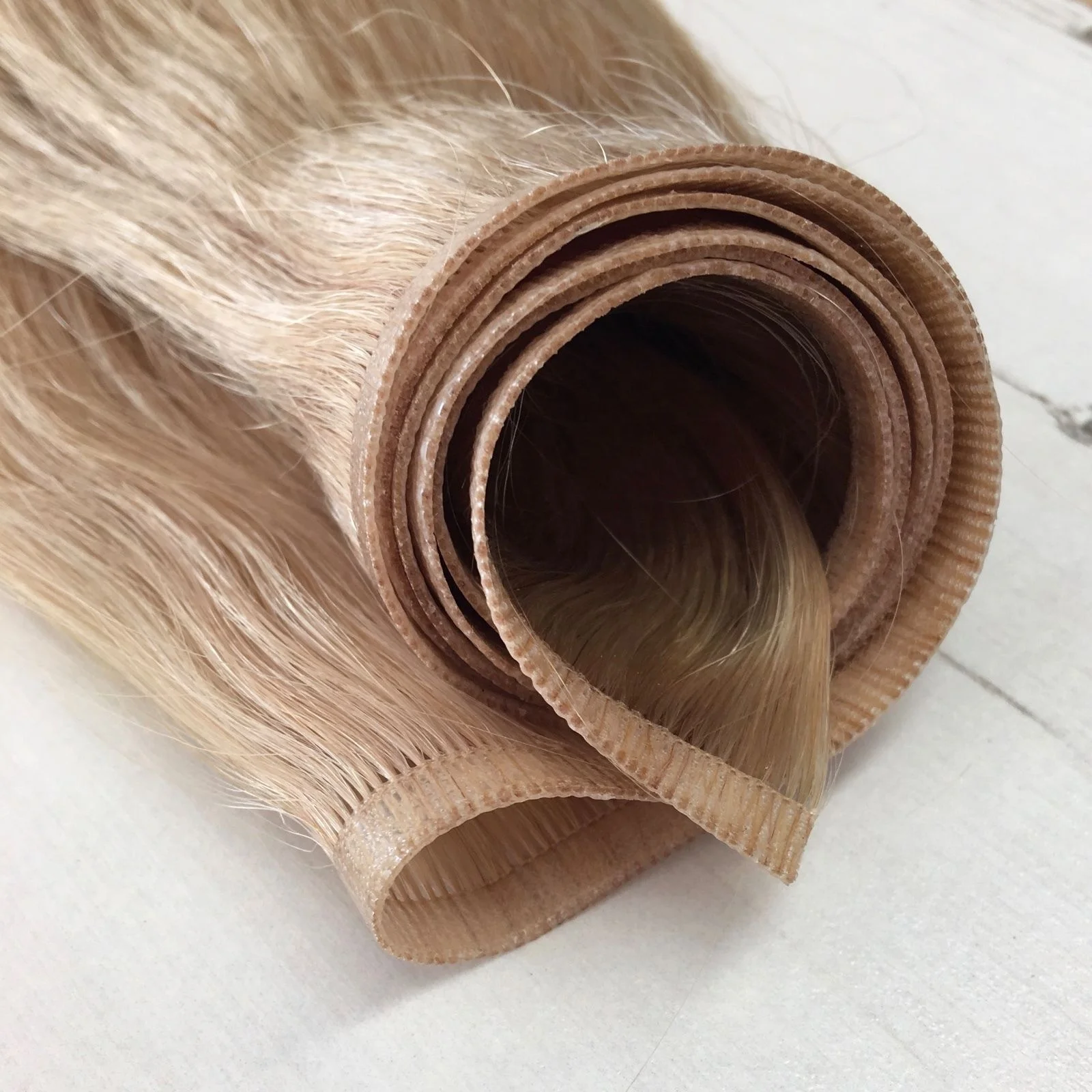 Top 10A grade pu skin weft for salon full saxy image brazilian remy human hair 100g invisible pu hair extensions