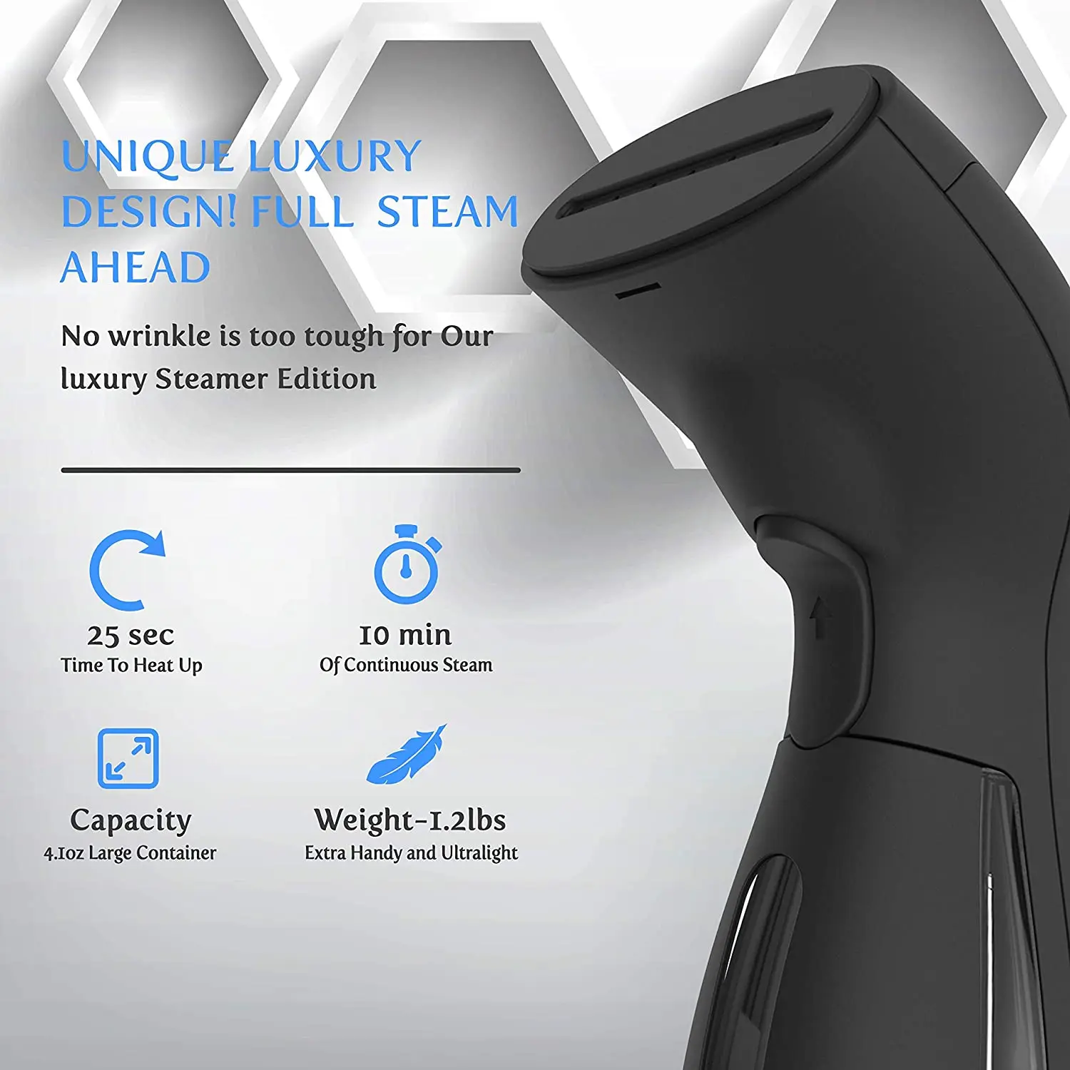 ISTEAM portable mini handheld garment steamer HIGHSPOT mini clothes steamer for  travel OEM