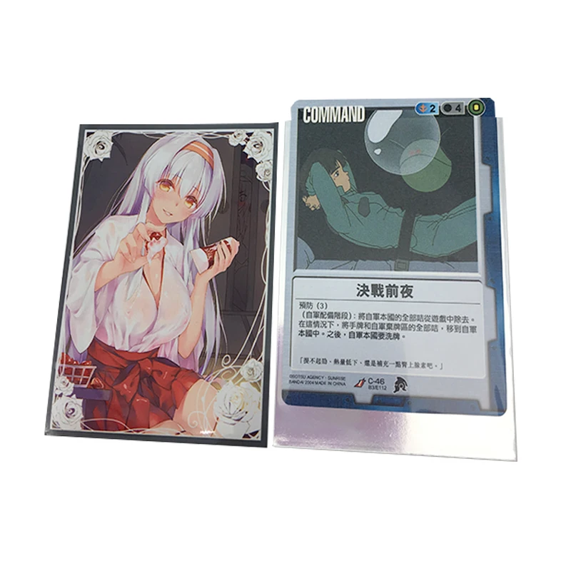 Custom Art-design card sleeves for game Baseball card sleeves anime sexy girl board games card sleeves