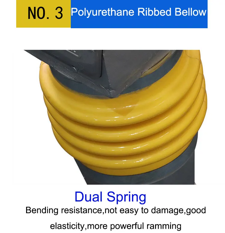 Vibratory Compactor Tamper Machine Earth Tamping Rammer With Gasoline