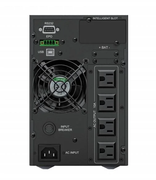 High Frequency UPS 1000VA 800W Online UPS 110VAC 127VAC built-in battery backup power