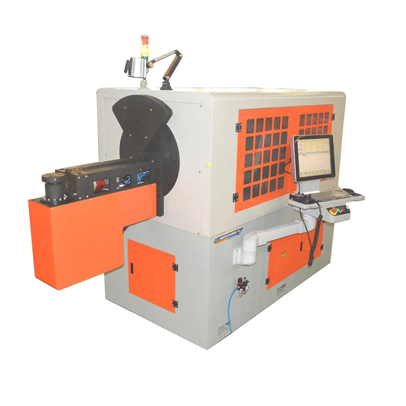 JUDU High precision 5 axis or 7 axis process 5-12mm automatic 3d CNC wire forming machine with slip ring
