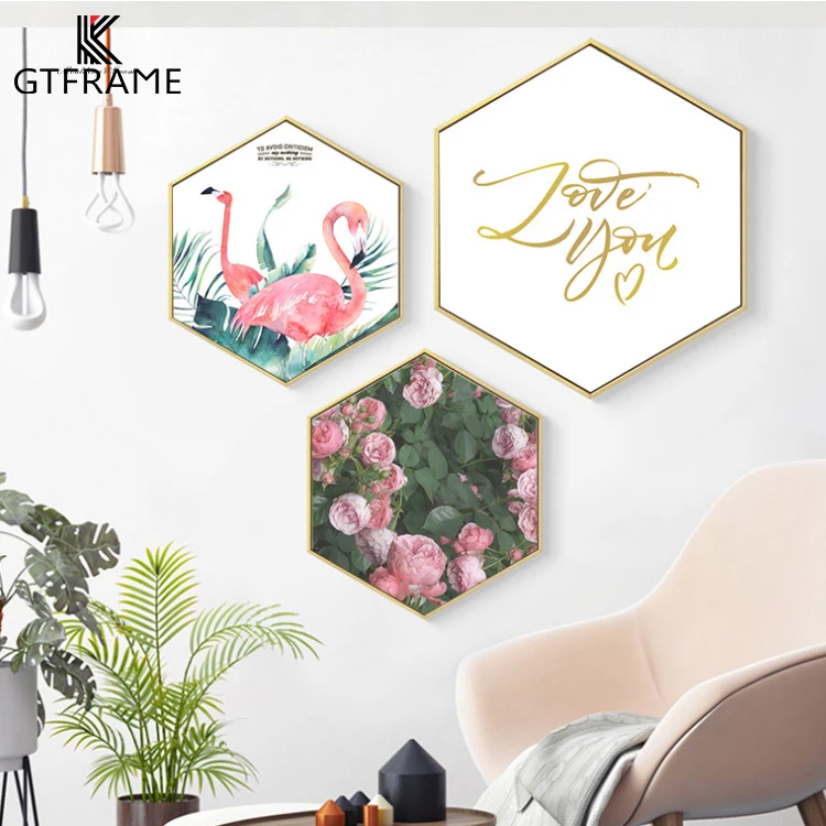 Single Rose Flower Painting Wall Pictures For Living Room