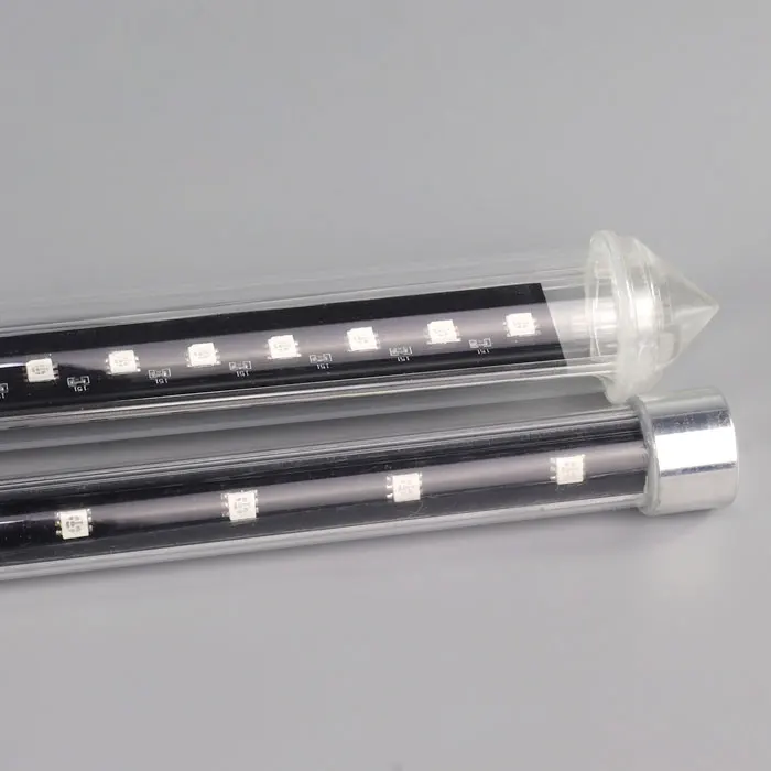 DMX 3D Tube DC12V Waterproof 50cm 100cm RGB Led Meteor Shower Light