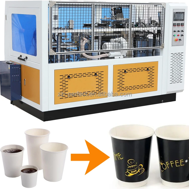Double Wall Ripple Coffee Paper Cup Making Machine Paper Cup Machine Manufacturers