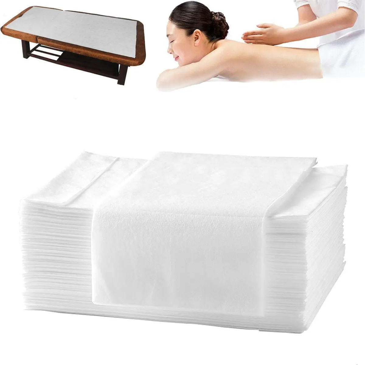 Disposable non woven PP PE SMS bed sheet wholesale medical travel spa waterproof disposable sterile bed sheets for hospital