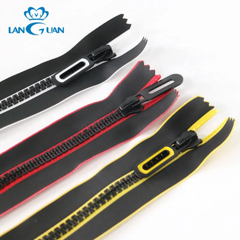 Зубцы великолепной стены, пластиковая закрывающаяся молния с водонепроницаемой лентой