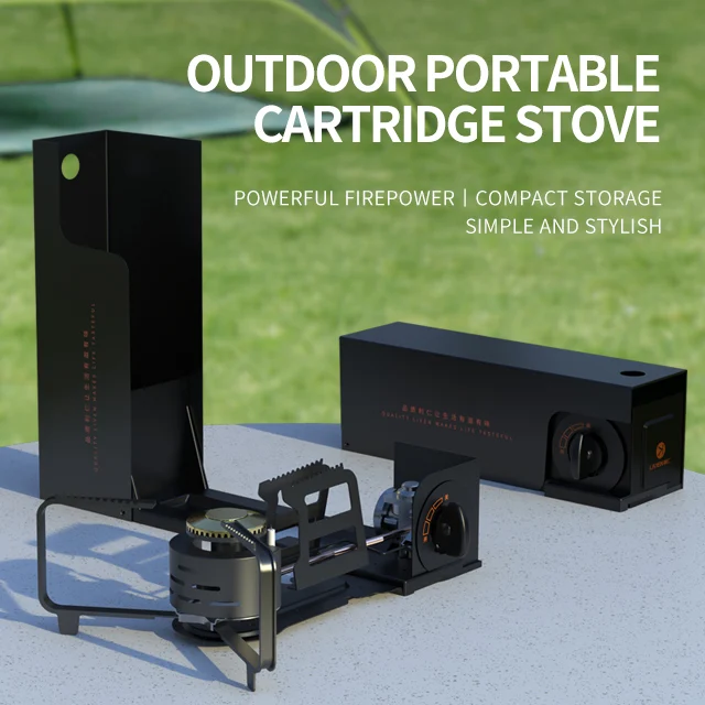 Hot sale Outdoor folding cassette stove Mini portable gas stove picnic stove for camping outside and backpacking