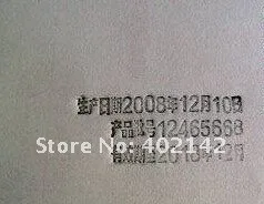 Manual Color Ribbon End Date Batch Number Printer Date Coding Machine