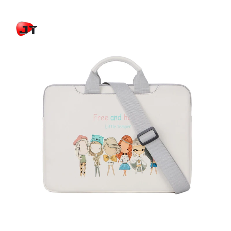 Manufacturer Direct Selling Waterproof Women PU leather Soft Case Single Shoulder Portable Laptop Computer Bag With Custom logo