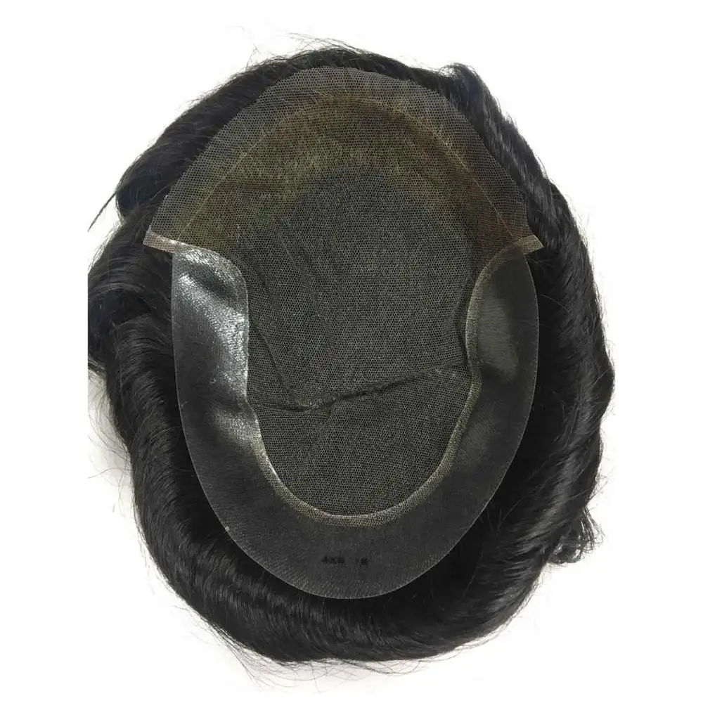 
Remy real cheap female beauty extension swiss Brazilian human hair mens toupee 