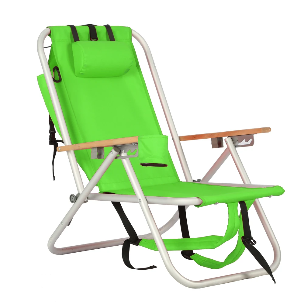 Outdoor Aluminum Folding Portable Backpack Beach Chairs Buy in Bulk