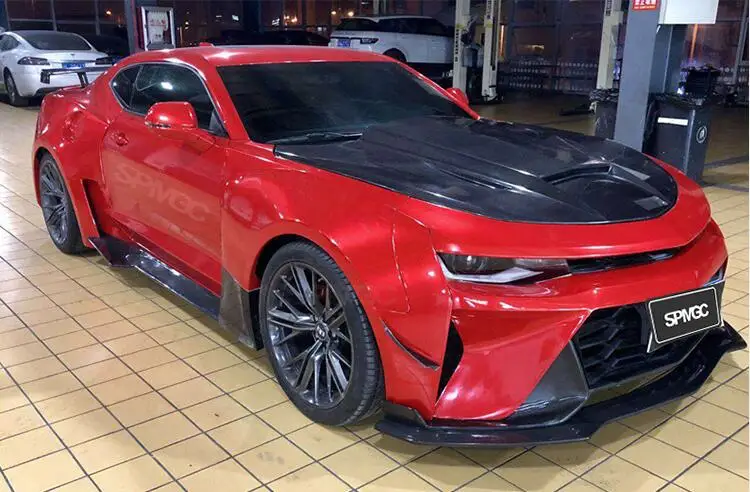 SPMGC капот из углеродного волокна для chevrolet camaro 2017-2019 переднего