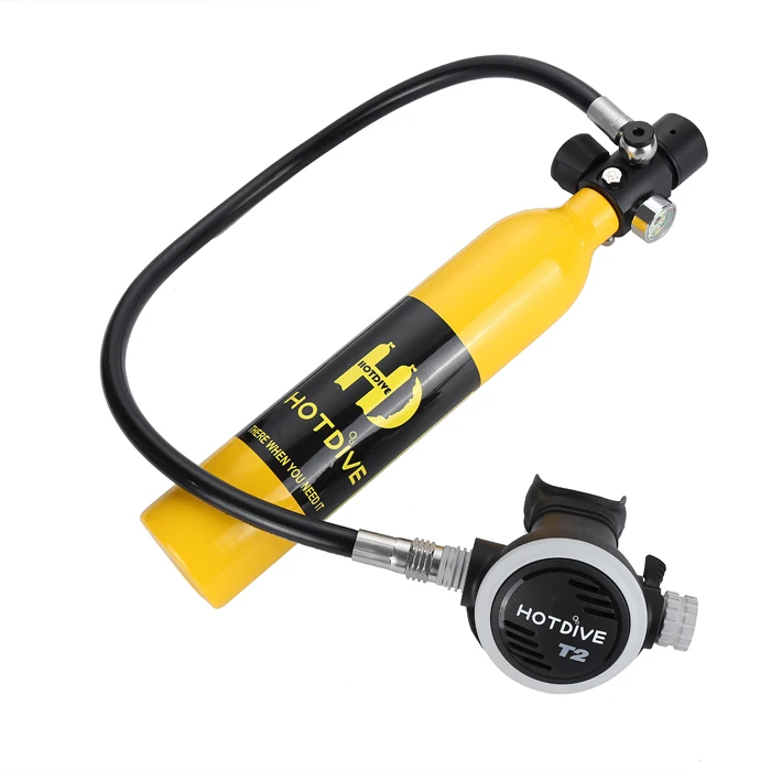 HOTDIVE T10-O портативный небольшой цилиндр для подводного плавания оборудование 0 5 л резервуар высокого давления
