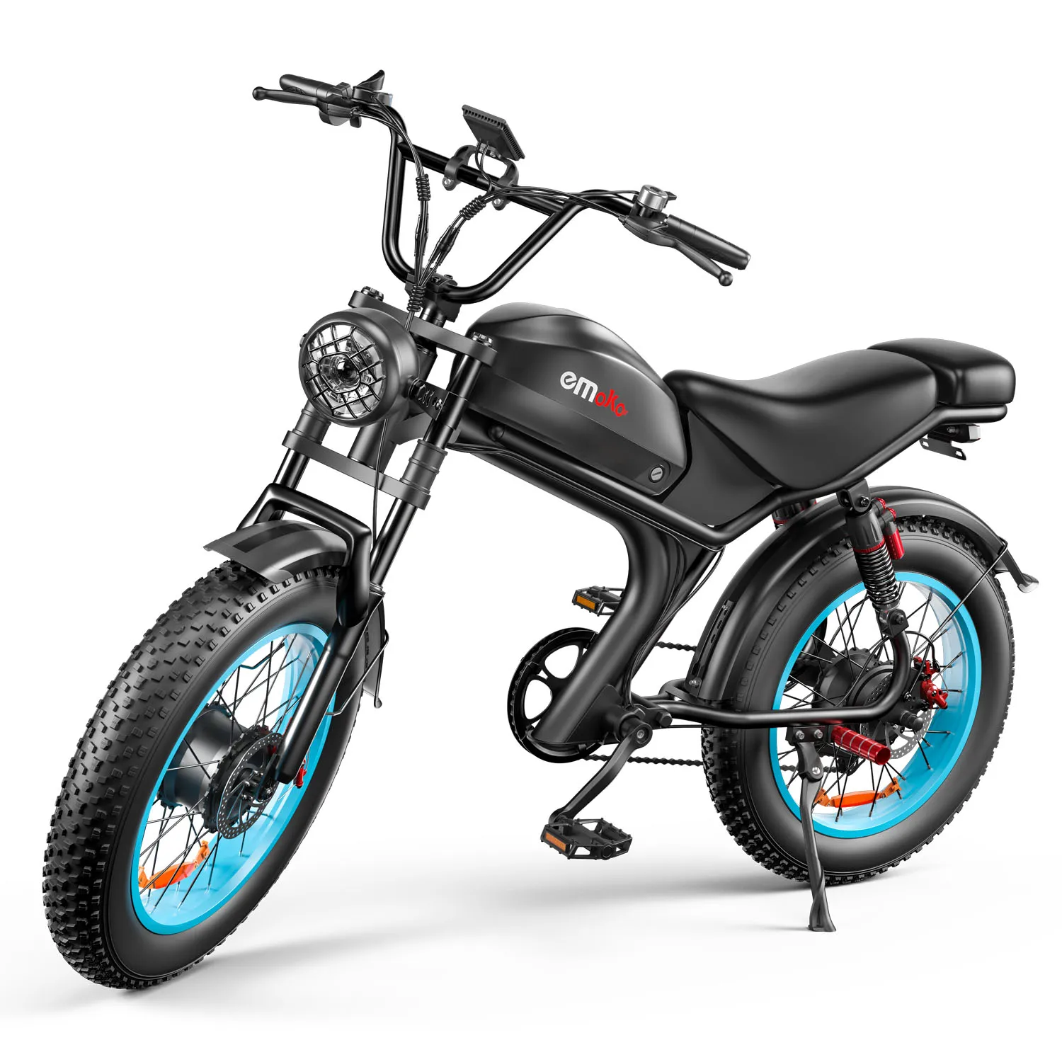 Wholesale Emoko C93 48V 1000w fatest fat tire ebike fat wheels dual suspension mountain adult electric bike for men