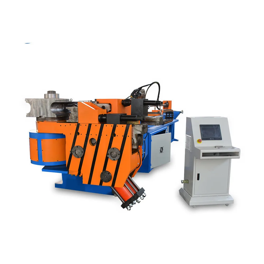 
Vertical heavy duty 6 axis 90 degree iron hollow seamless programable tubing 5 inch exhaust electric hydraulic tube bender 
