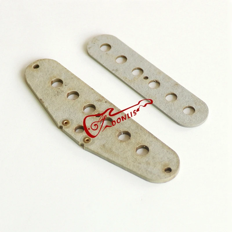 Donlis Gray Flatwork Bobbin ST Guitar Pickup Kits with Alnico 2/5 Magnet rods in 48/50/52mm string spacing