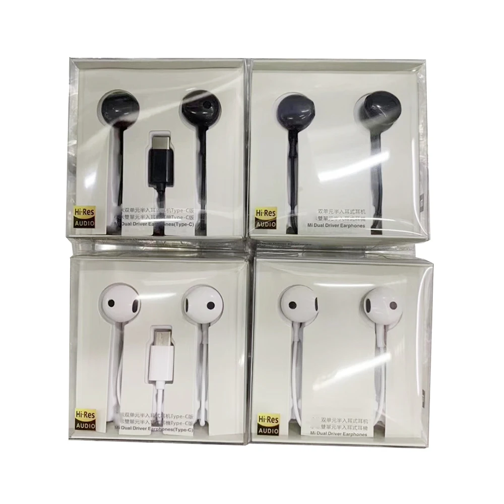 International version Original MI9 Dual Driver sports Wired headset Earphone In Ear 3.5mm Colorful Earphone ear for XiaoMi