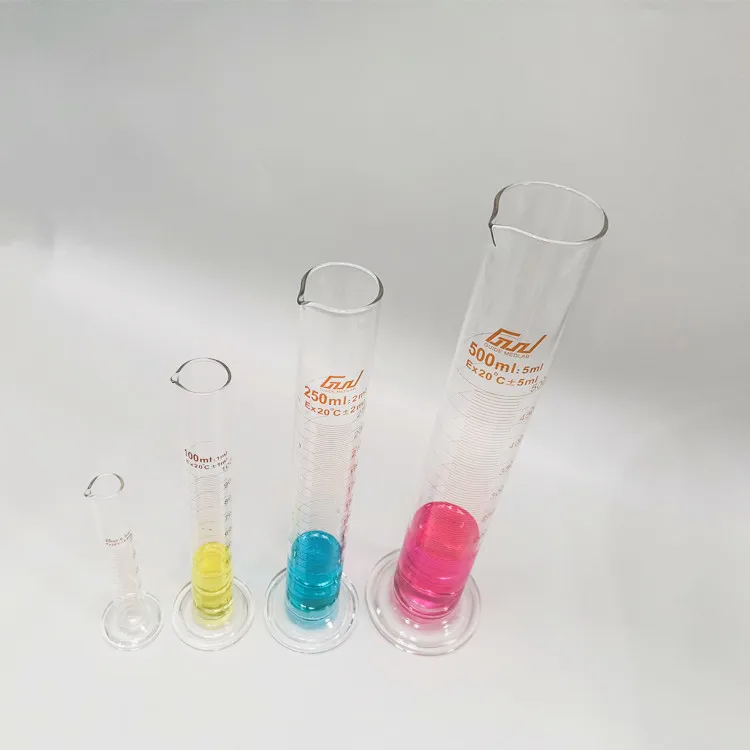 
Pyrex glass cylinder measuring tool food microbiology for laboratory use 