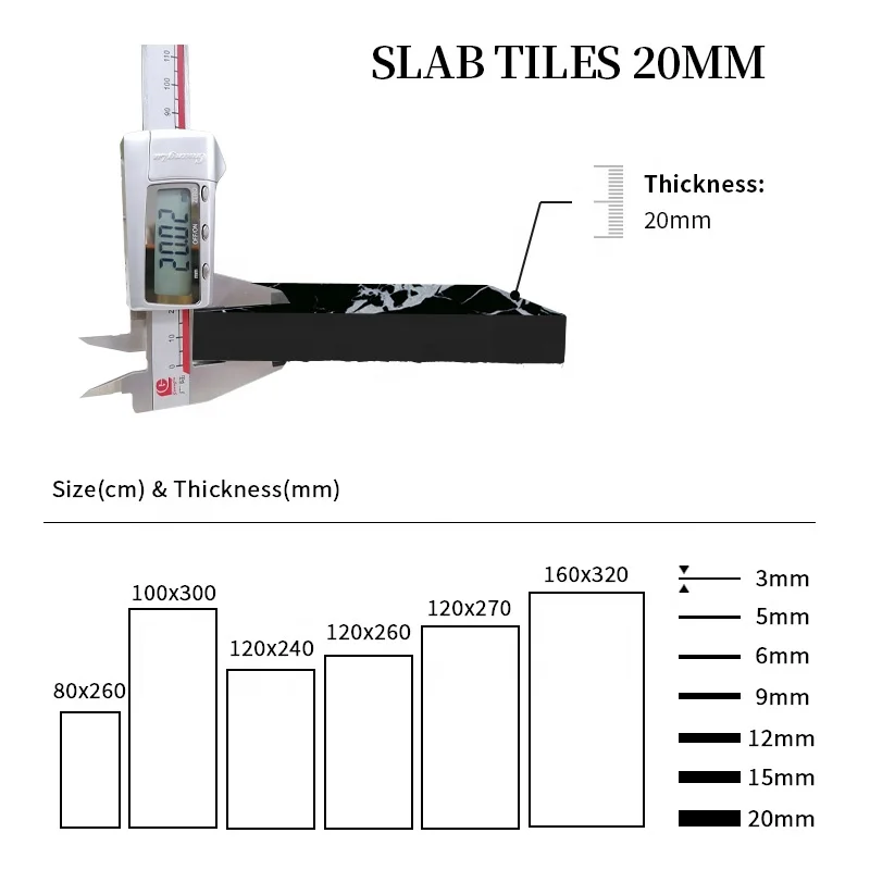 20 Ultra-Compact Surfaces Engineered Stone Table Top Porcelain Slabs Sintered Stone for Kitchen