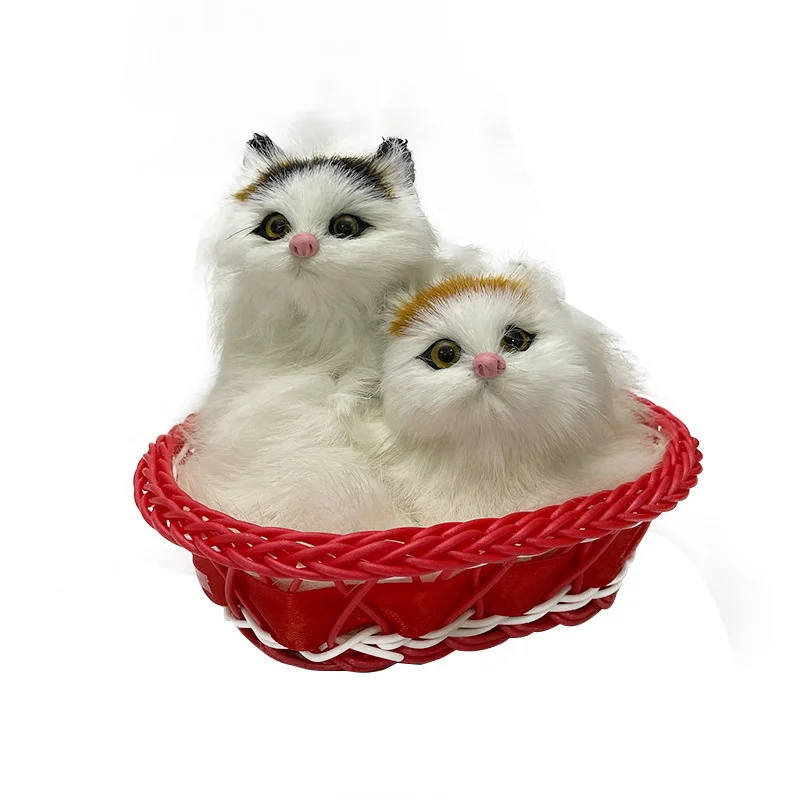 Круглая Цветочная корзина для кошек детская игрушка подарок на день рождения Navidad Productos Novedosos 2023 рождественского декора
