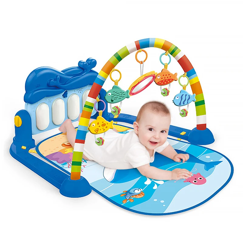 Toddler Baby Gym Playmat Piano Gym Musical Activity Mat