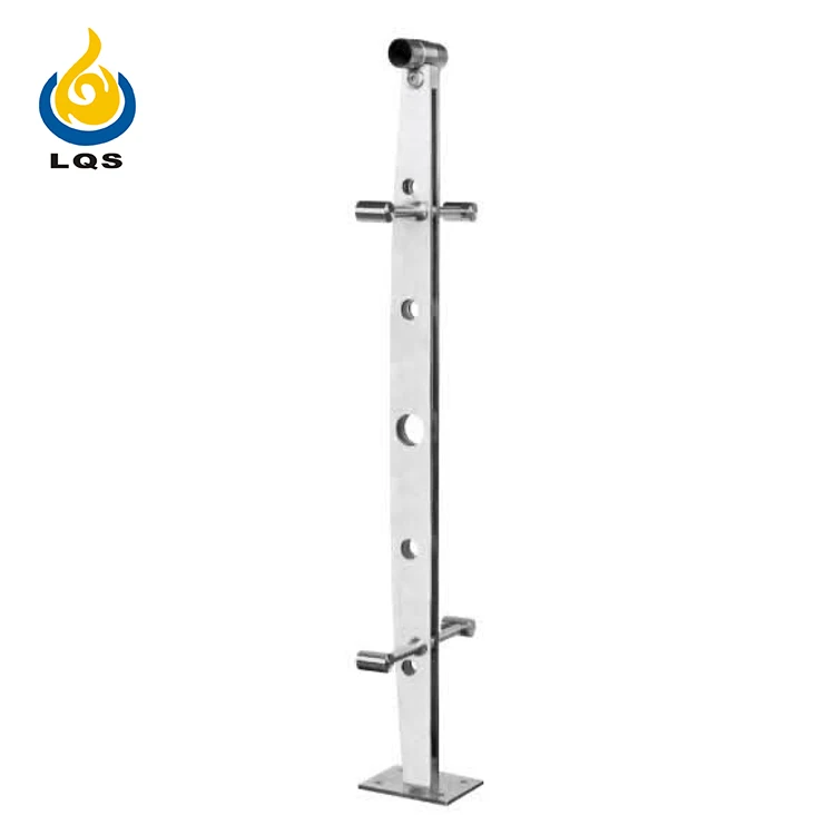 High Quality Balustrade Railing Parts Indoor Stair Railings Stainless Handrail Post For Glass Balcony Railing