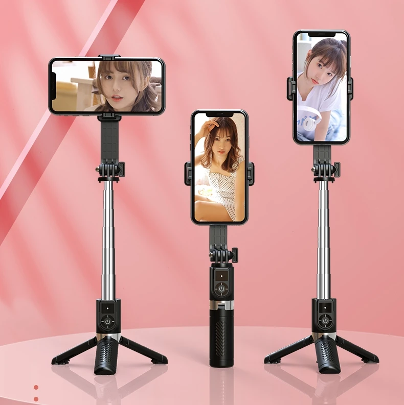 Factory Price 3 In 1 Selfie Stick Phone Tripod Mirror Extendable Monopod with Remote Control for Smartphone Selfie Stick