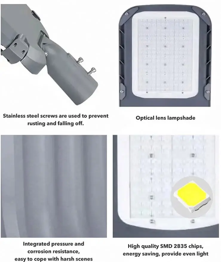 IP66 IP67 IK10 Photocell Parking Lots LED 50w 60w 100w 150w 200w street lights led 70w