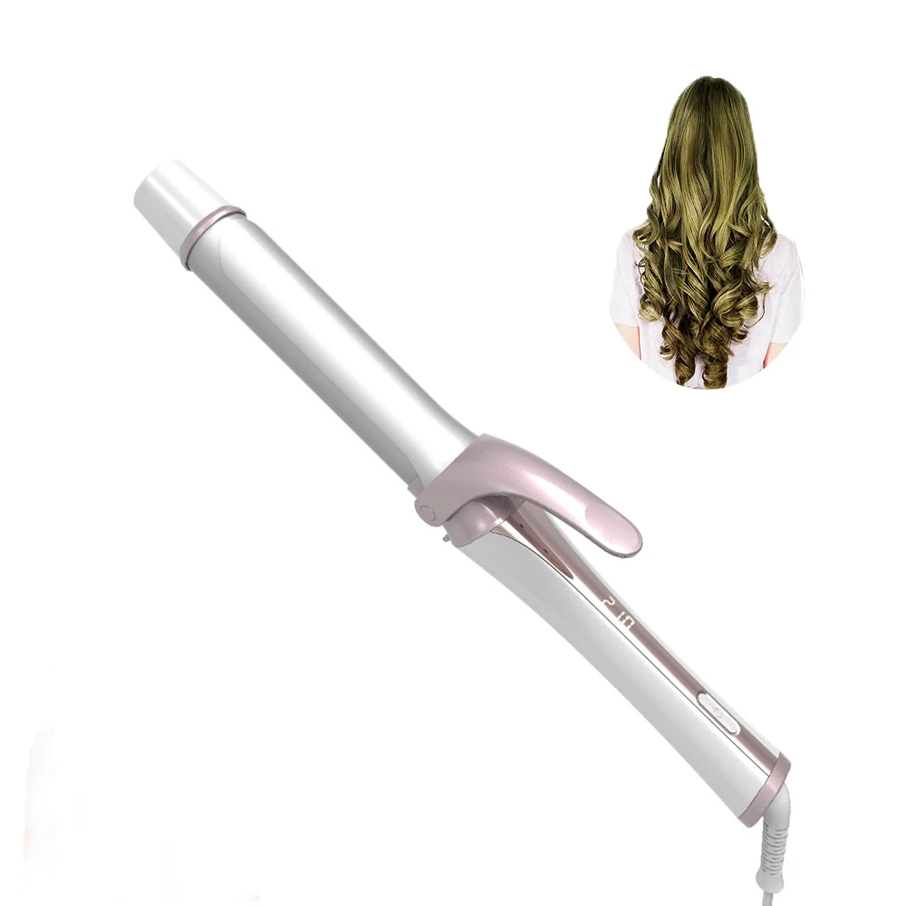 Custom Logo Professional Ceramic Curly Irons Magic Wave Rotating Curling Iron Wand Hair Curler
