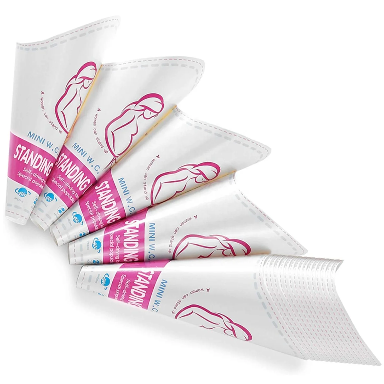 10 Pack Disposable Female Urination Device Standing Pee Cups Urine Funnels for Woman