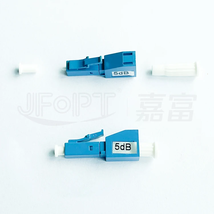 High quality fiber optic attenuator plug type male to female 5dB 10dB LC UPC LC APC fiber optical attenuator