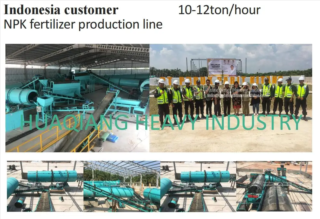 NPK Mineral Fertilizer Granular Production Line Machine