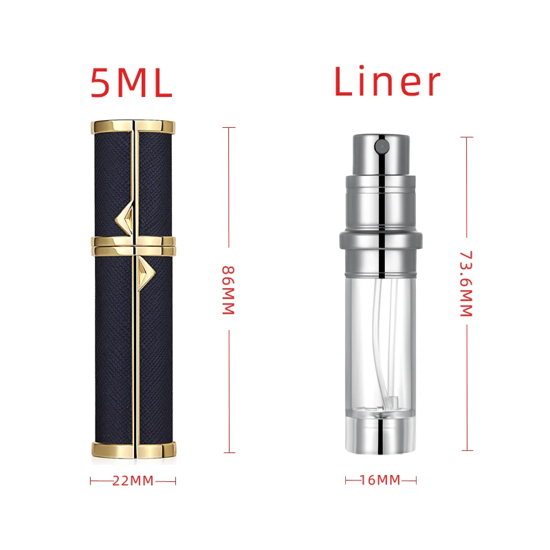 perfume bottle refillable spray best price wholesale low MOQ aluminum atomizer perfume bottle cosmetic spray bottle