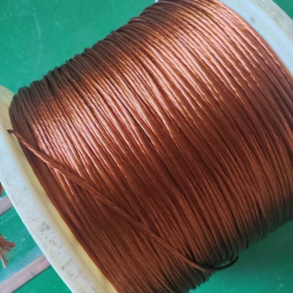 Factory price high quality induction cooker use strands twist copper wire CCA strand wire Litz wire