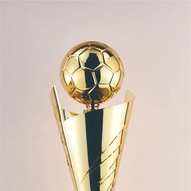 sport trophies personnalis and football awards metal gold sport trophy cup custom 520mm soccer football champions league trophy