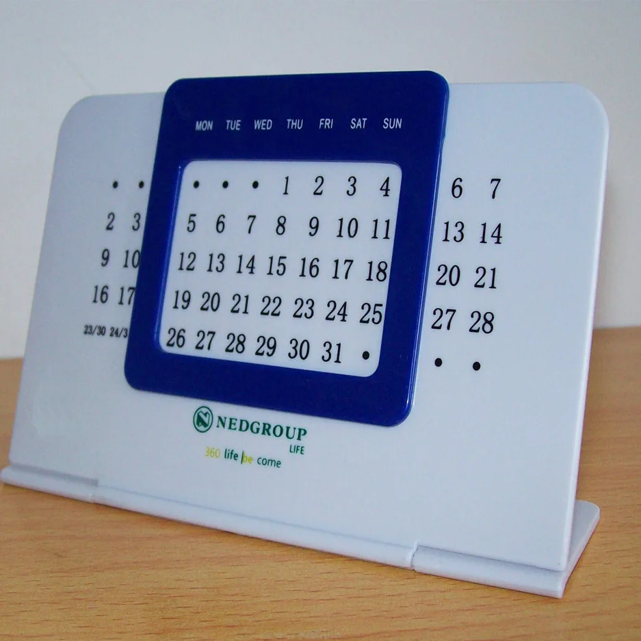 Plastic Table Perpetual Calendar