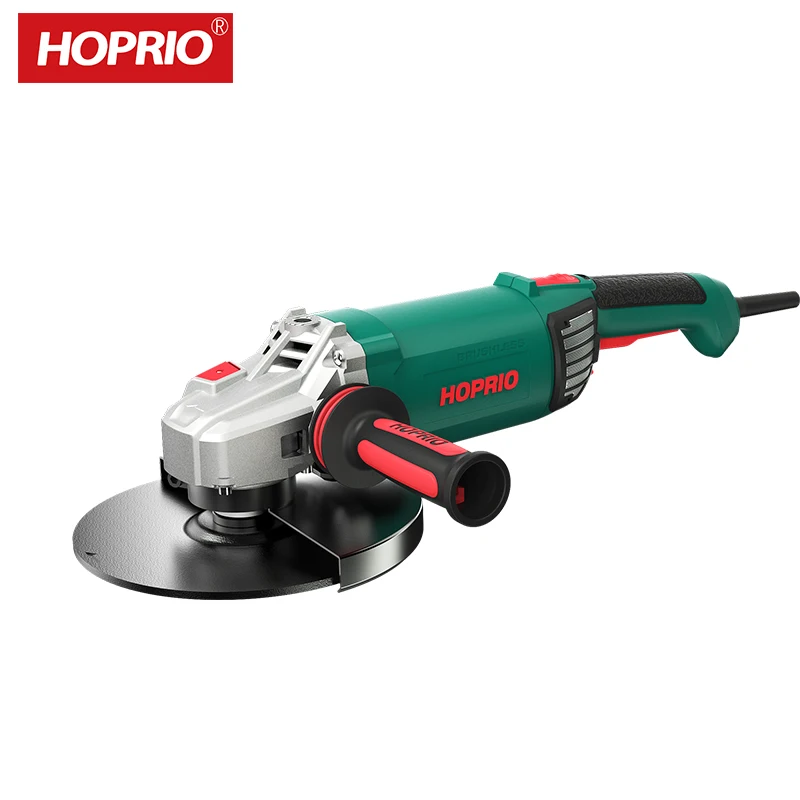 New Angle Grinder Manufacturer Best 9Inch 2600W 14.4A Heavy Duty Brushless Angel Grinder China