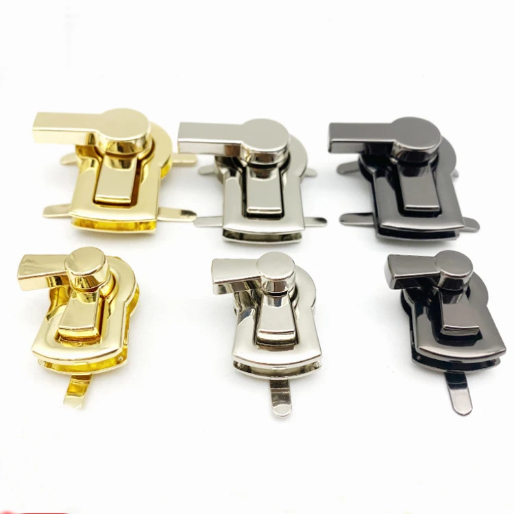Decorative handbag turn lock Handbags lock hardware bag twist lock