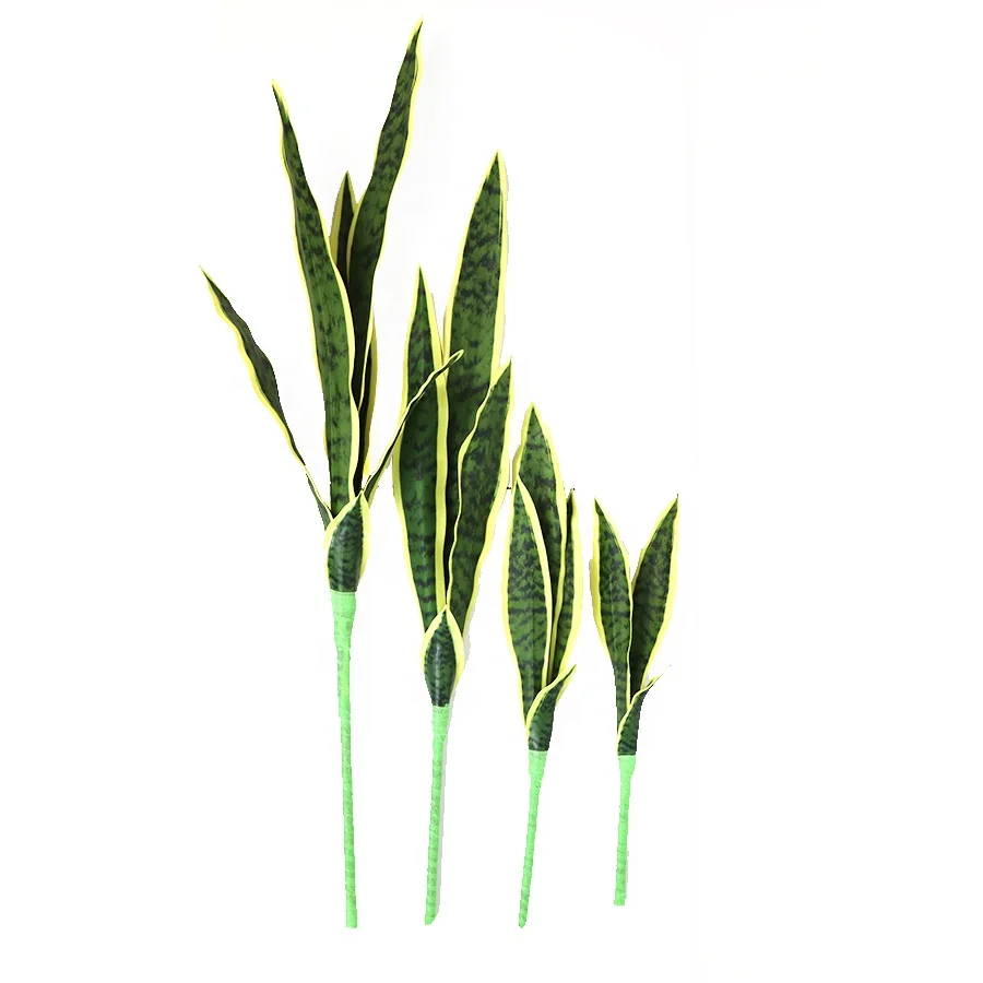 40cm long artificial sansevieria stem for indoor decoration