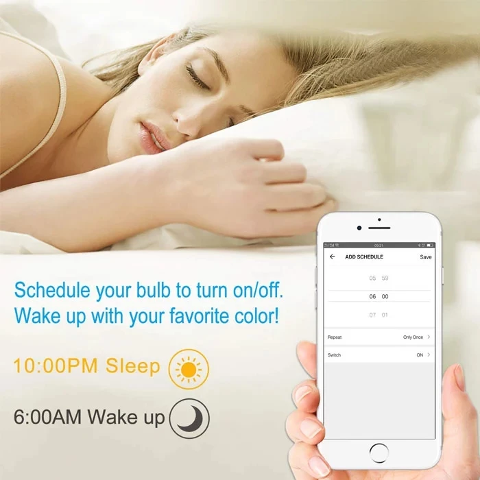 
Alexa Google Home Tuya Smart Lighting Wifi Led Bulb Light GU10 Spotlight Dimmable Music Lamp Bulbs RGB China Remote CONTROL ROHS 