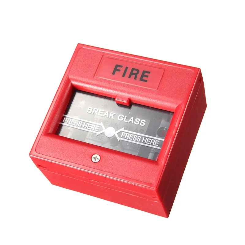 fire alarm push button switch emergency break glass exit call poubt button switch