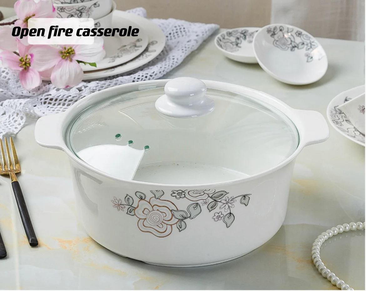 Частная торговая марка Jinyun фарфоровая посуда из костяного фарфора 56 шт. подарочные фарфоровые керамические тарелки наборы посуды