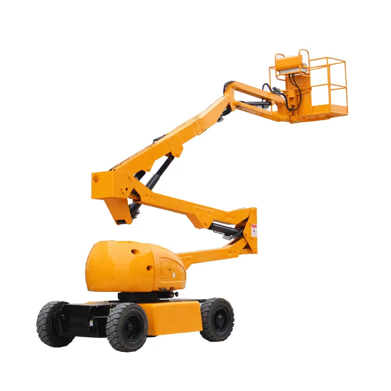 Powerful Towable Articulated Boom Lift for Neighborhood Unit Improvements