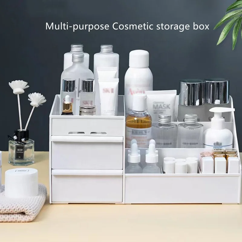 multi purpose drawer cosmetic collection box Drawer type table finishing box multi-functional jewelry storage cabinet rack