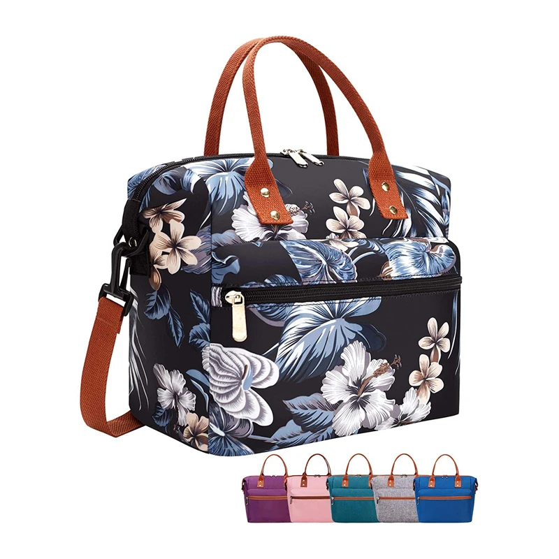 Fondofold Durable Reusable Insulated School Lunch Tote Bag