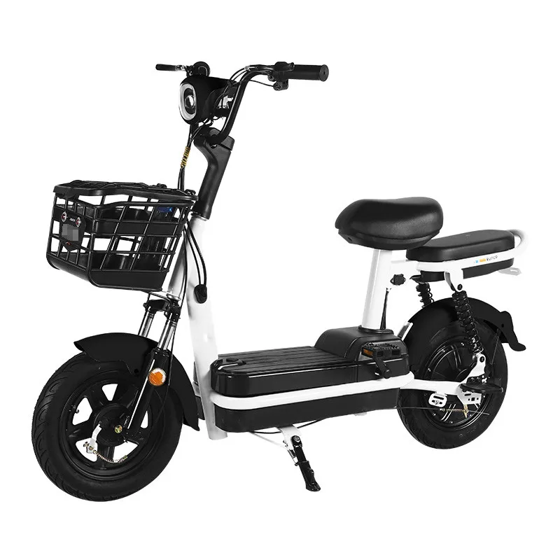 Eec electric motorcycle motor with Pedals 48V 350W Two Seat Ebike